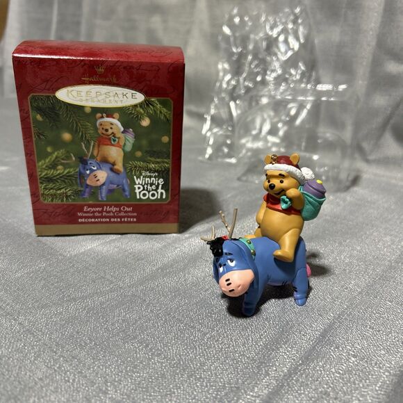 Hallmark Other - Winnie The Pooh Eeyore Helps Out 2001 Hallmark Christmas Tree Ornament Disney